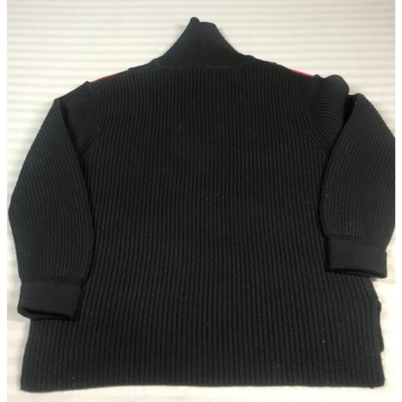 Burberry Sweater Womens Medium Red Black Tartan Plaid Wool Cashmere Pullover - Picture 6 of 10